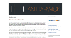 Desktop Screenshot of ianharwick.com